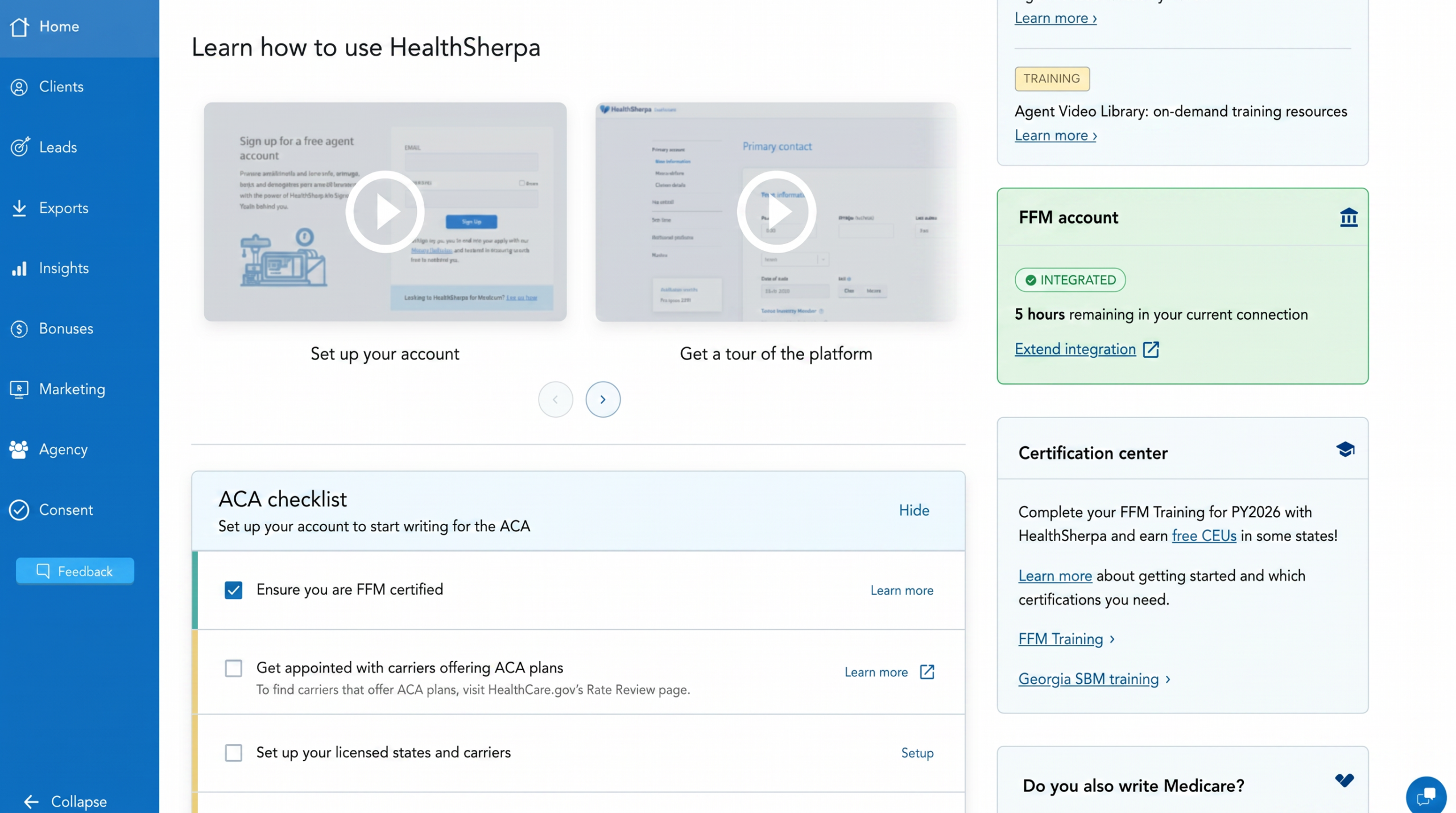 HealthSherpa agent platform