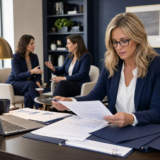 Insurance compliance consultant reviewing Medicare Advantage SSBCI supplemental benefit eligibility documents before AEP 2027 enrollment season